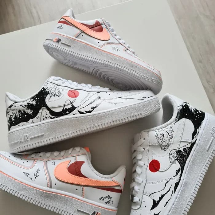 Orange Swoosh Nike Air Force 1 – insdrip