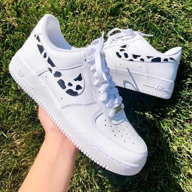 Cow print air on sale force 1