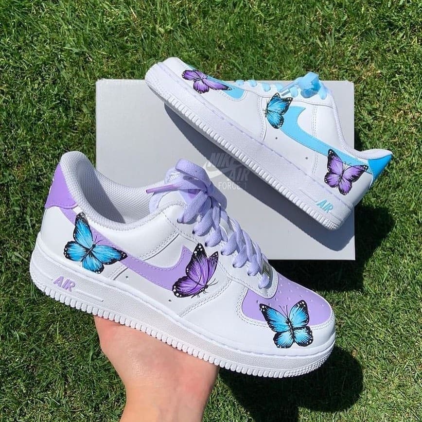 Custom Air Force 1 Pastel Butterfly – insdrip