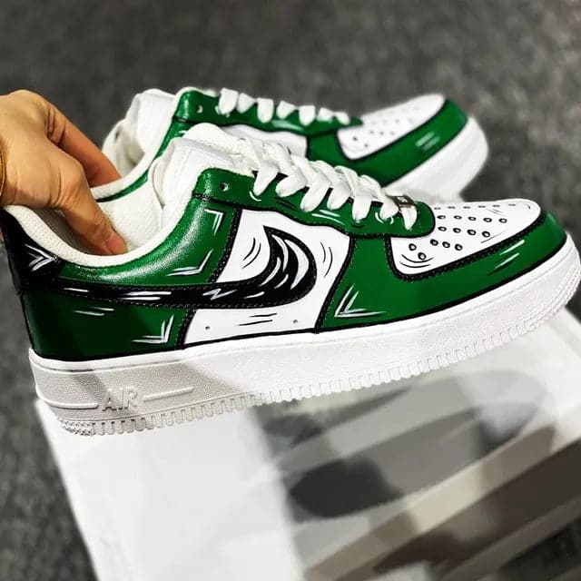 Green Custom Air Force 1