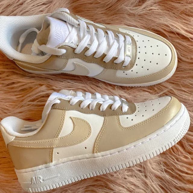 Custom Air Force 1s | Tan Colors – insdrip