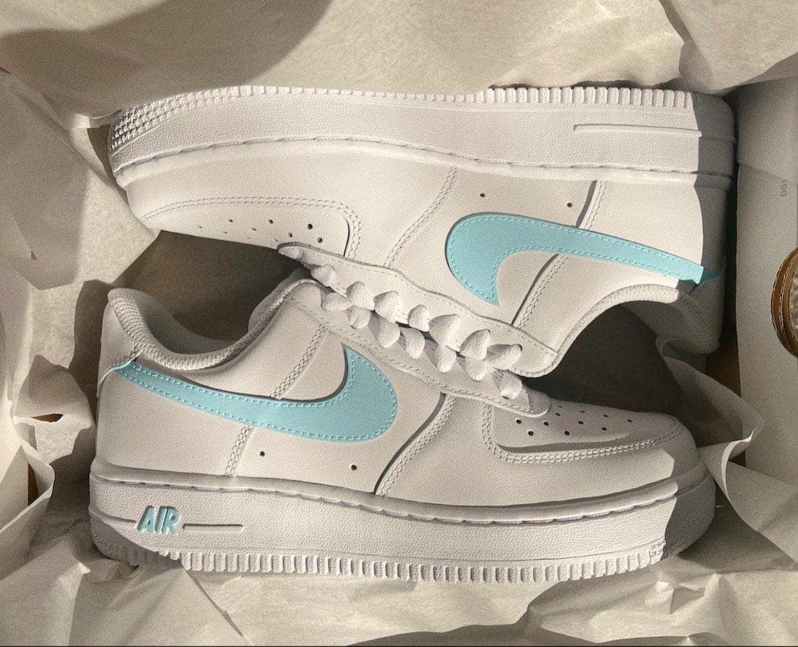 Babyblau Custom Nike Air Force 1 – insdrip