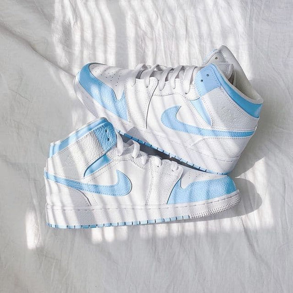 BABY BLUE AIR JORDAN 1 CUSTOM – insdrip