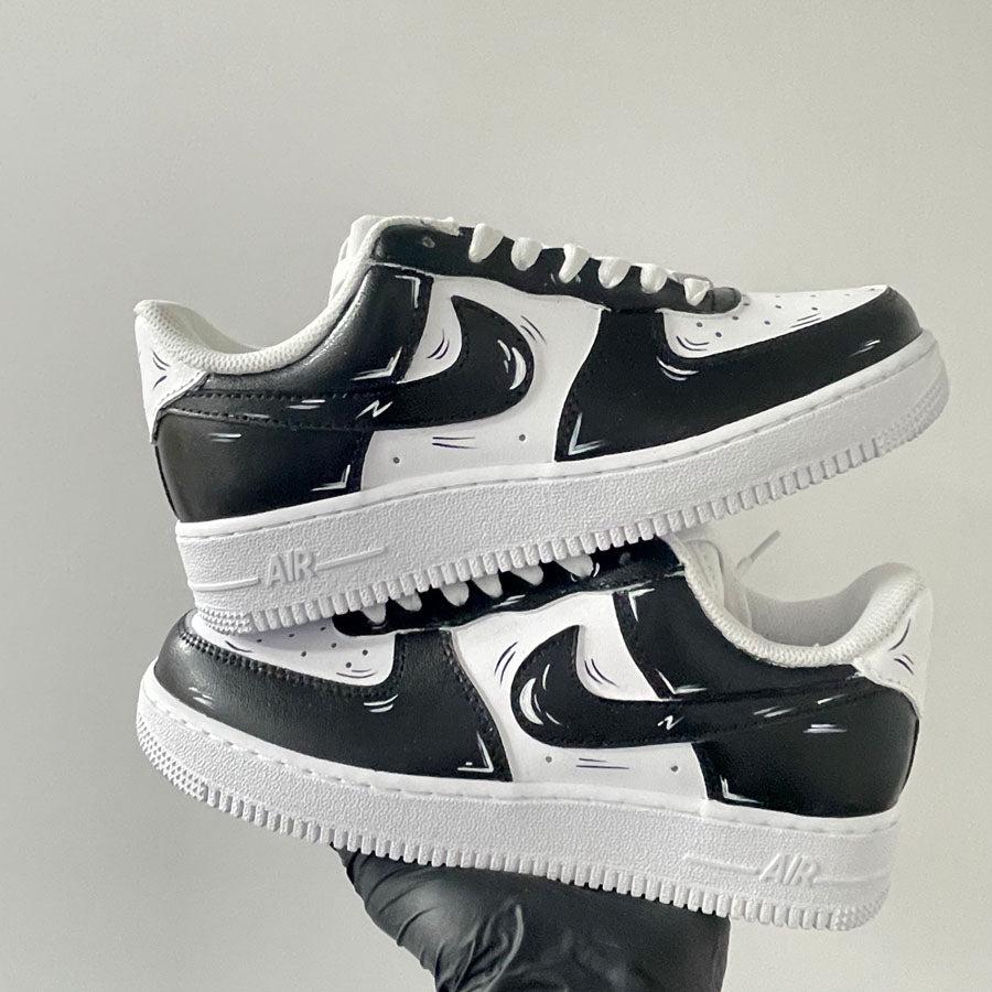 Black Drip Custom Nike Air Force 1 – insdrip