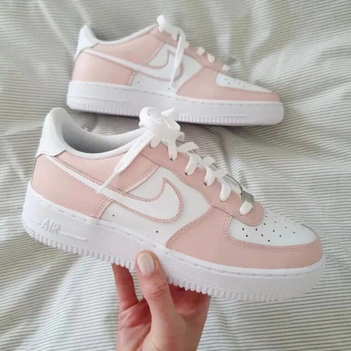 Custom BARELY ROSE Nike Air Force 1 – insdrip