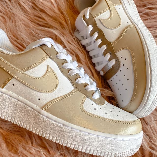 Custom Air Force 1s | Tan Colors – insdrip