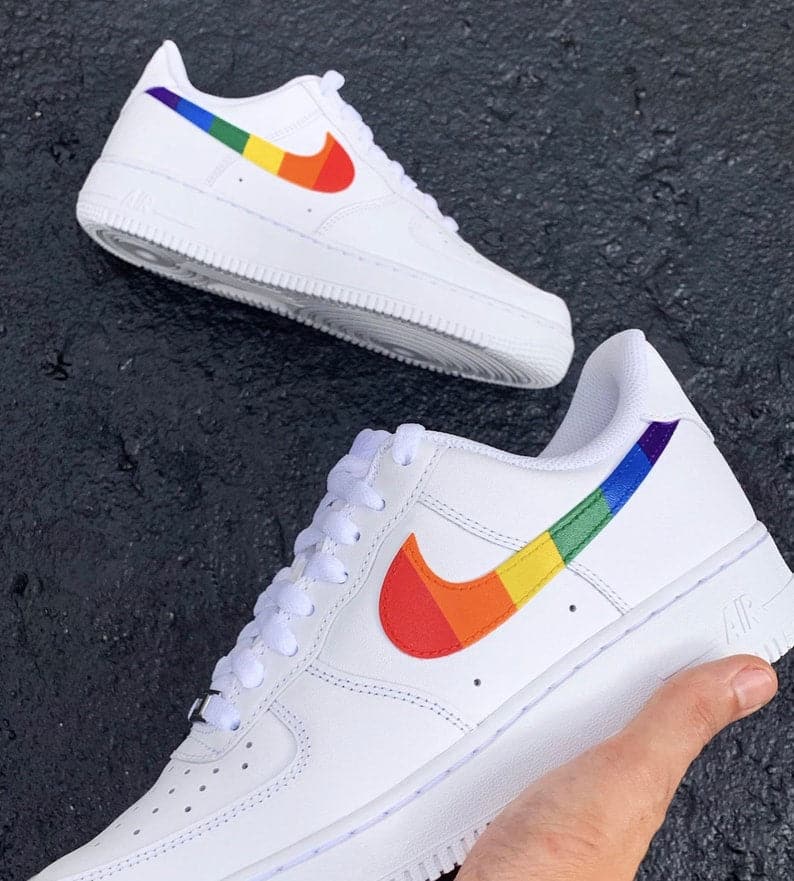 Air Force 1 LV Rainbow Custom  Confection Française – HD Custom