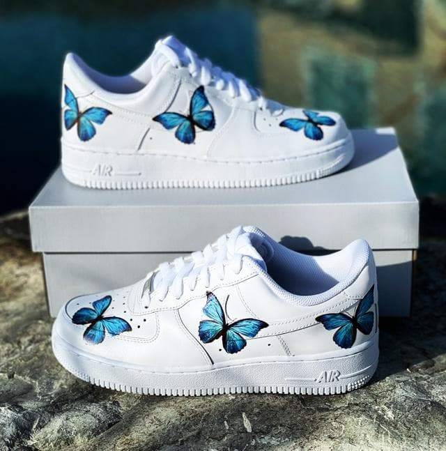 Custom Air Force 1 Reflective Butterfly – insdrip