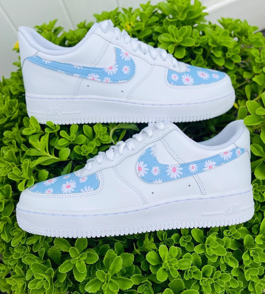 Daisy Flowers Custom Air Force 1 Sneakers 2 Y