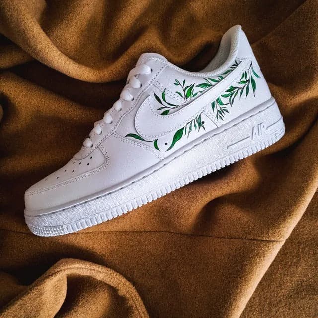 Leaf Green Cartoon Air Force 1 Custom