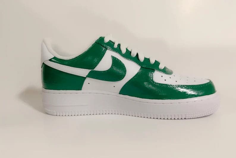 Buy Custom Sneakers Dark Petrol Green Nike Air Force 1 Af1 Online in India  