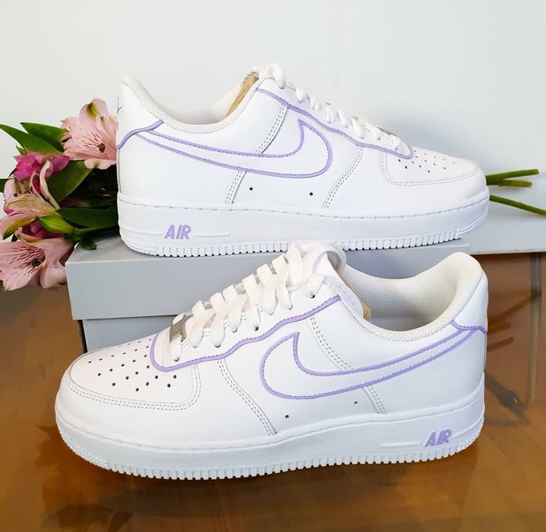 Nike Air Force 1 Shadow White Black Custom – Lilaccustom