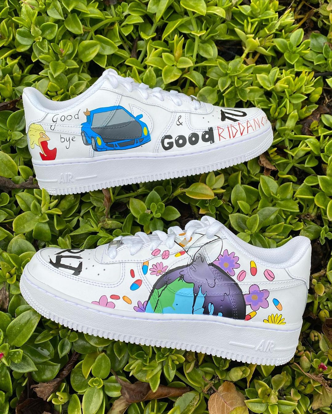 Cartoon Drip Custom Nike Air Force 1 – insdrip