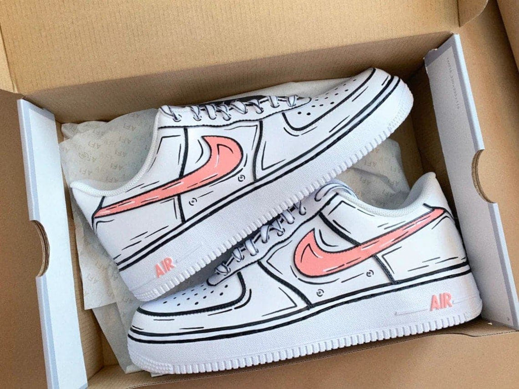 Cartoon Nike Air Force 1 Custom Shoes Sneakers – insdrip